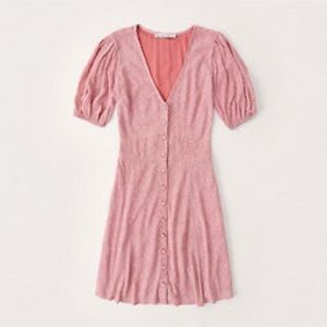 Button up mini dress